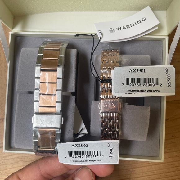 Armani Exchange His & Hers watch set - Picture 2 of 5